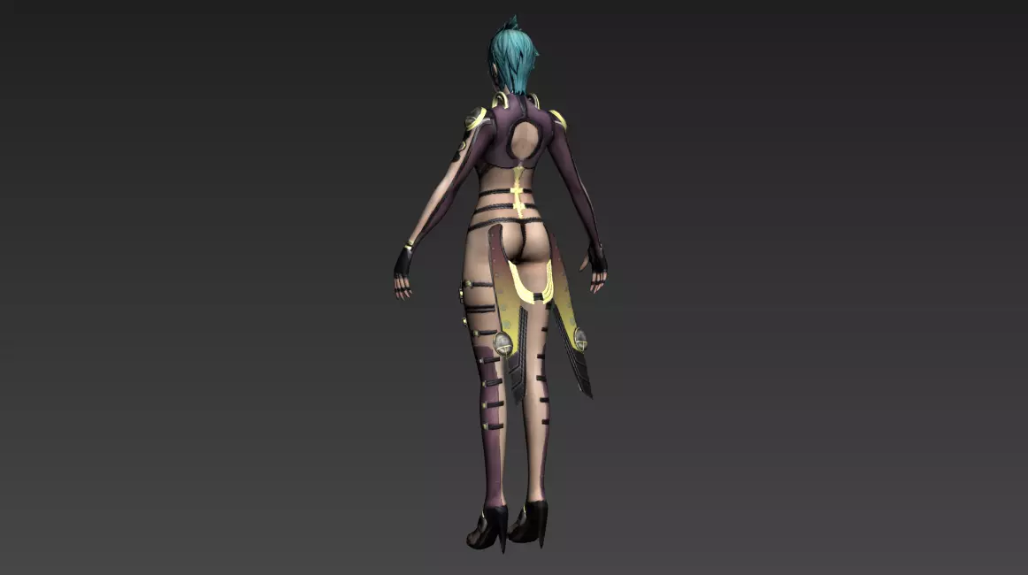 Seraphina 03 3D model_4