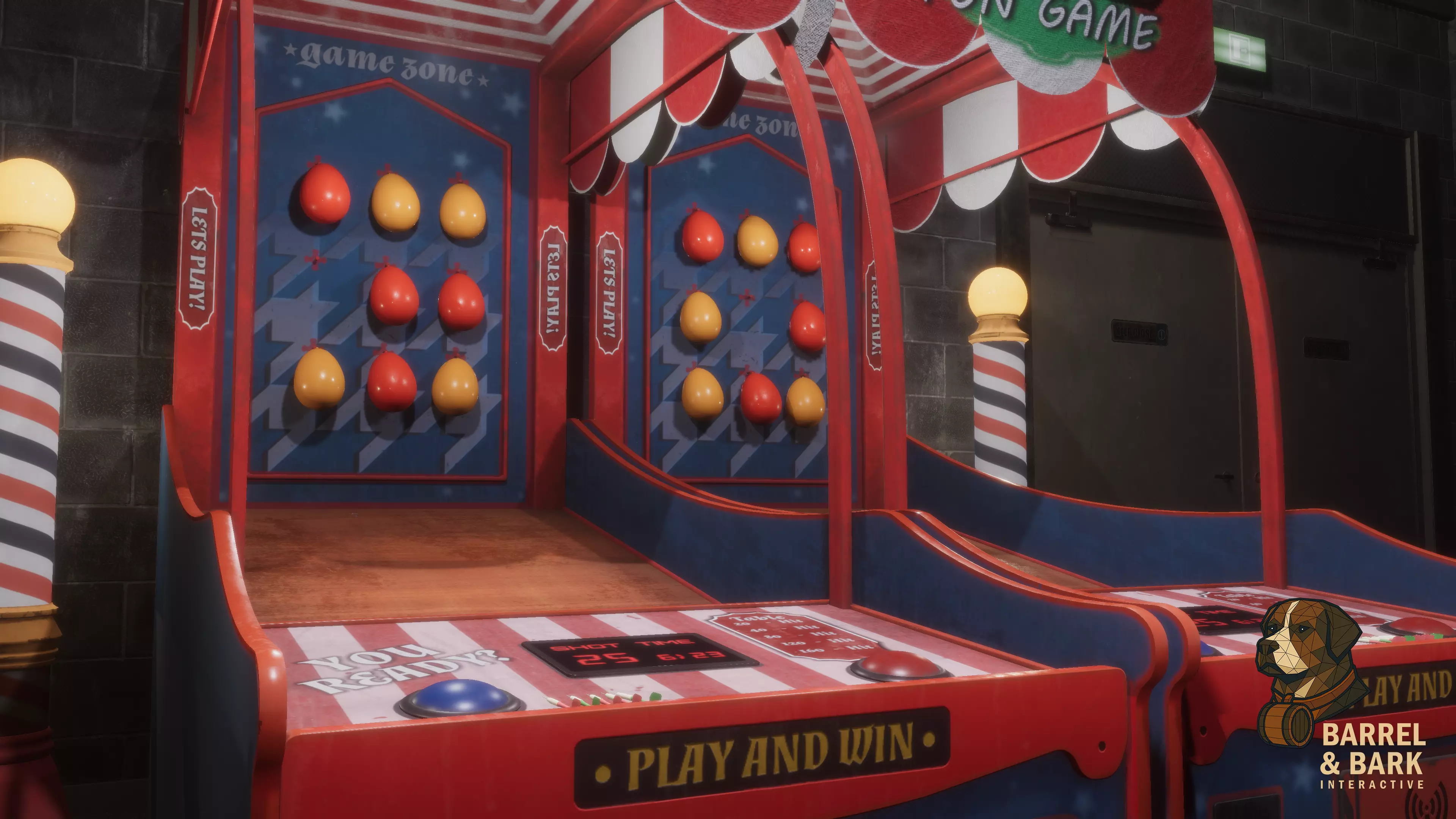 Game and Entertainment Area Low-poly 3D model_23