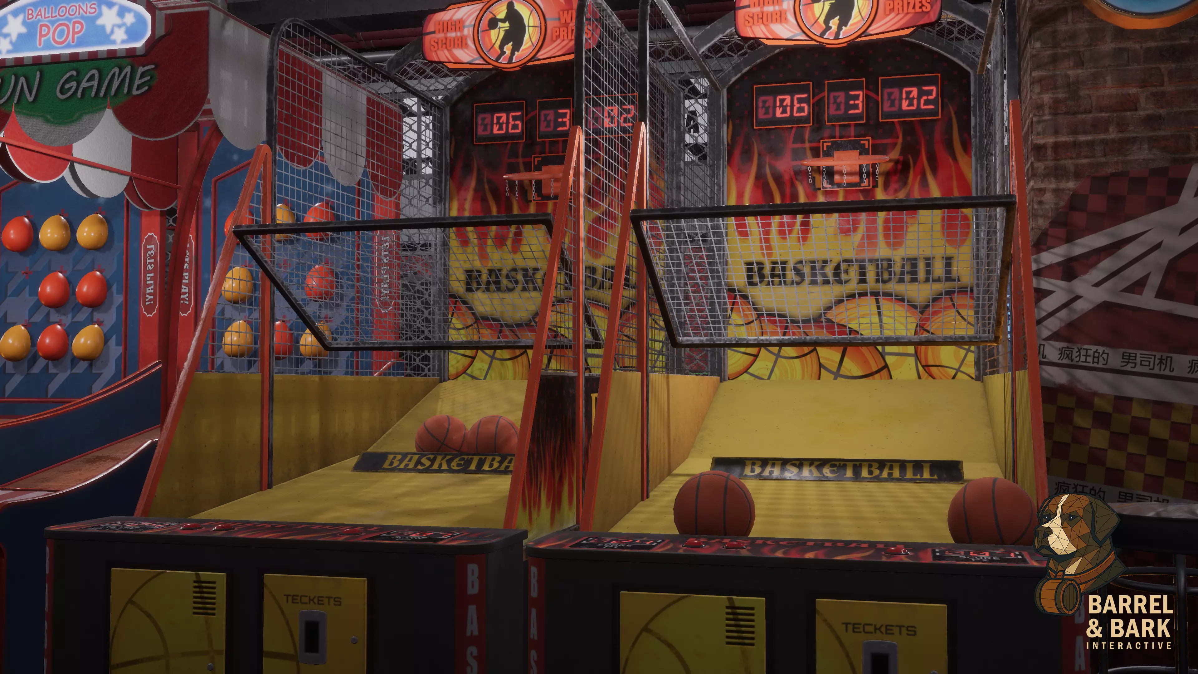 Game and Entertainment Area Low-poly 3D model_22