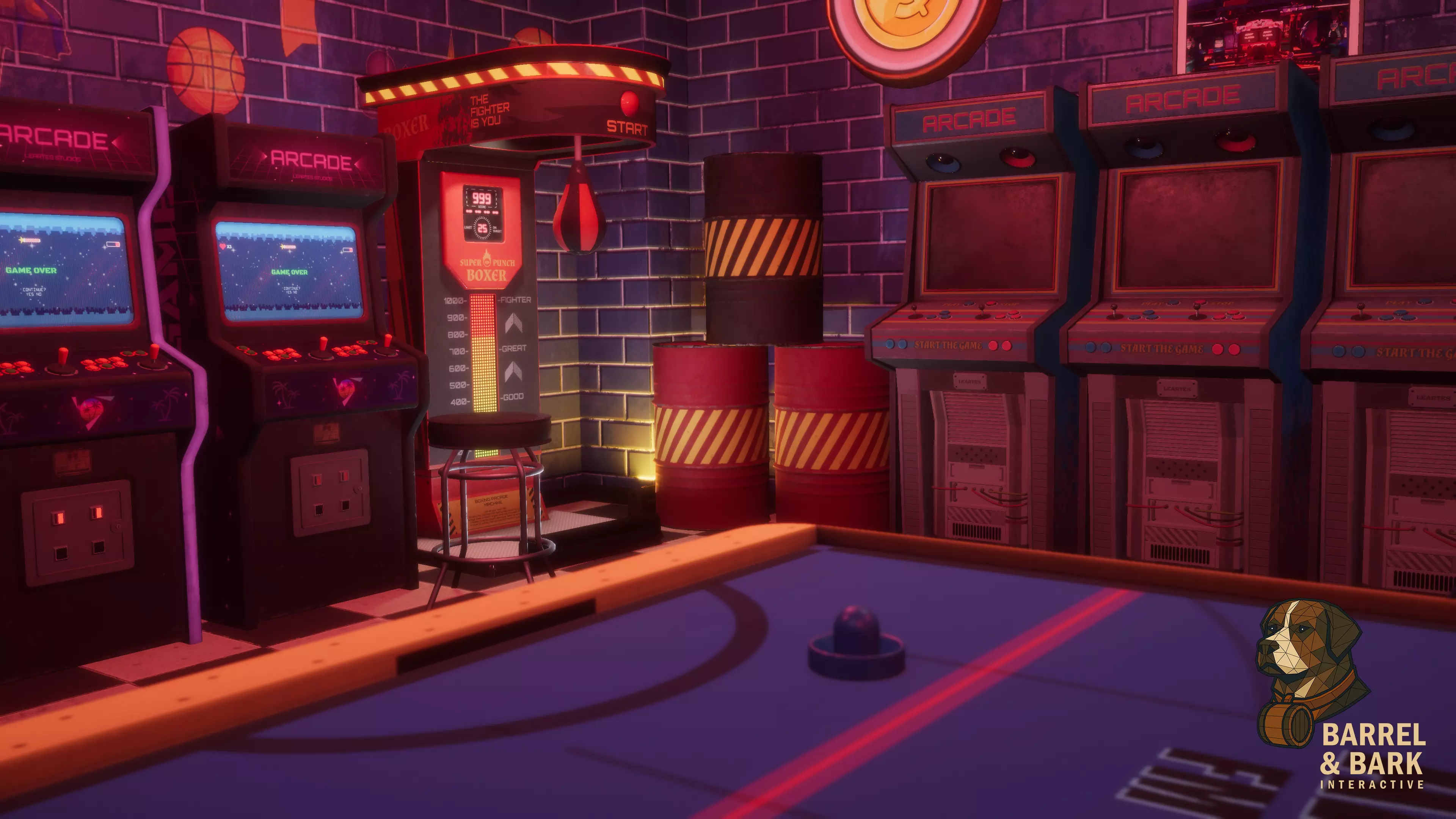 Game and Entertainment Area Low-poly 3D model_13