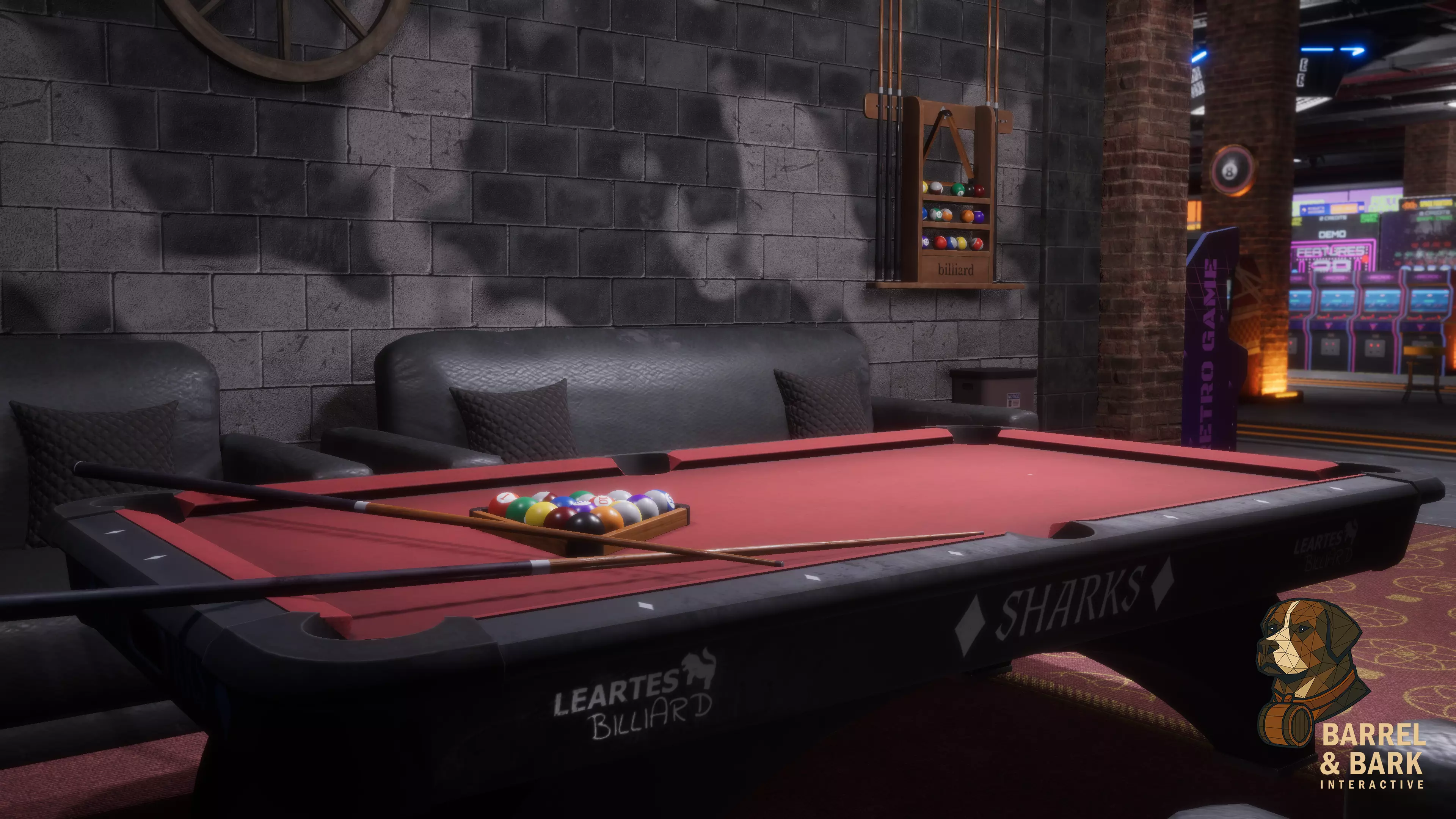 Game and Entertainment Area Low-poly 3D model_15