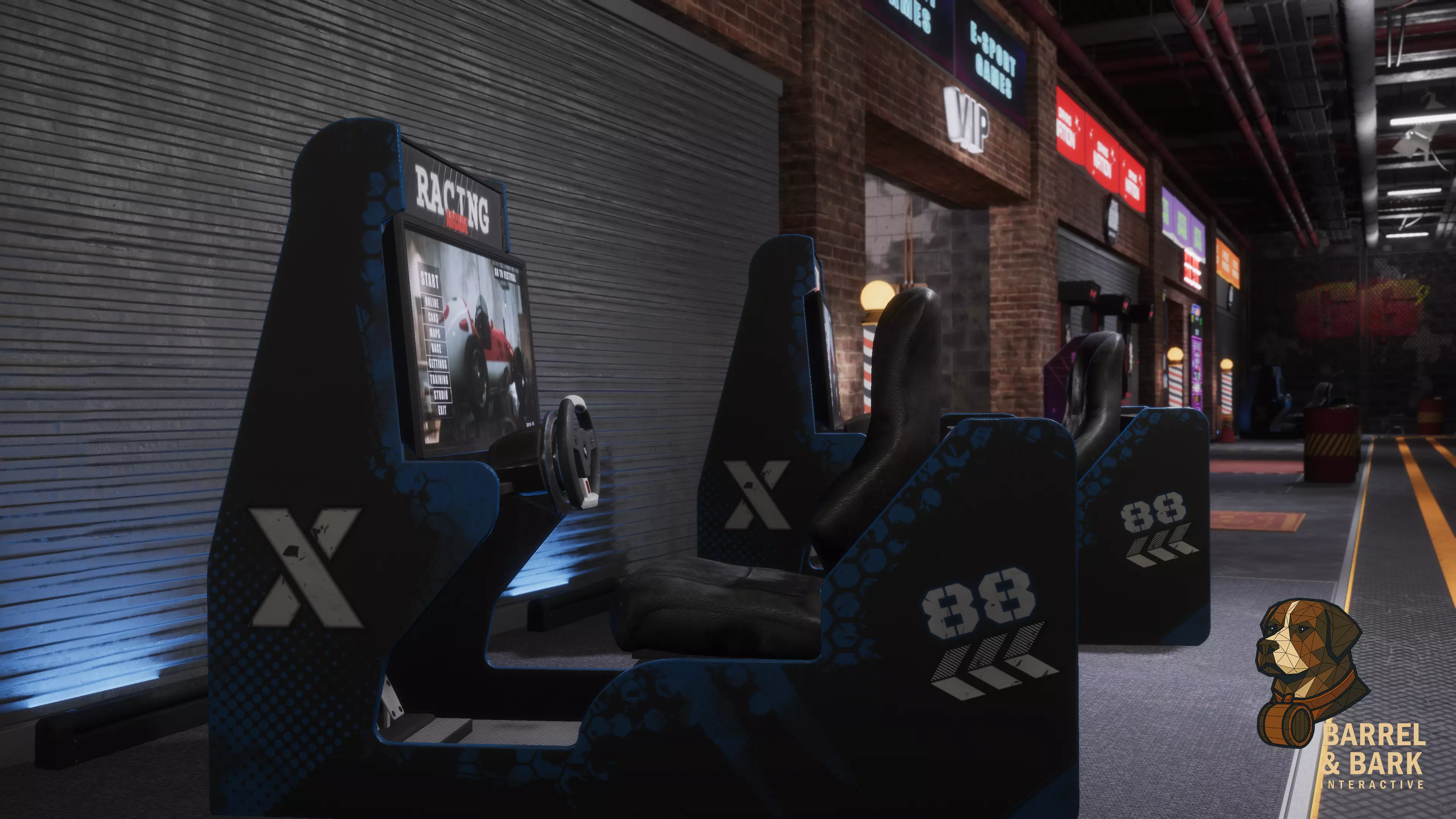 Game and Entertainment Area Low-poly 3D model_18