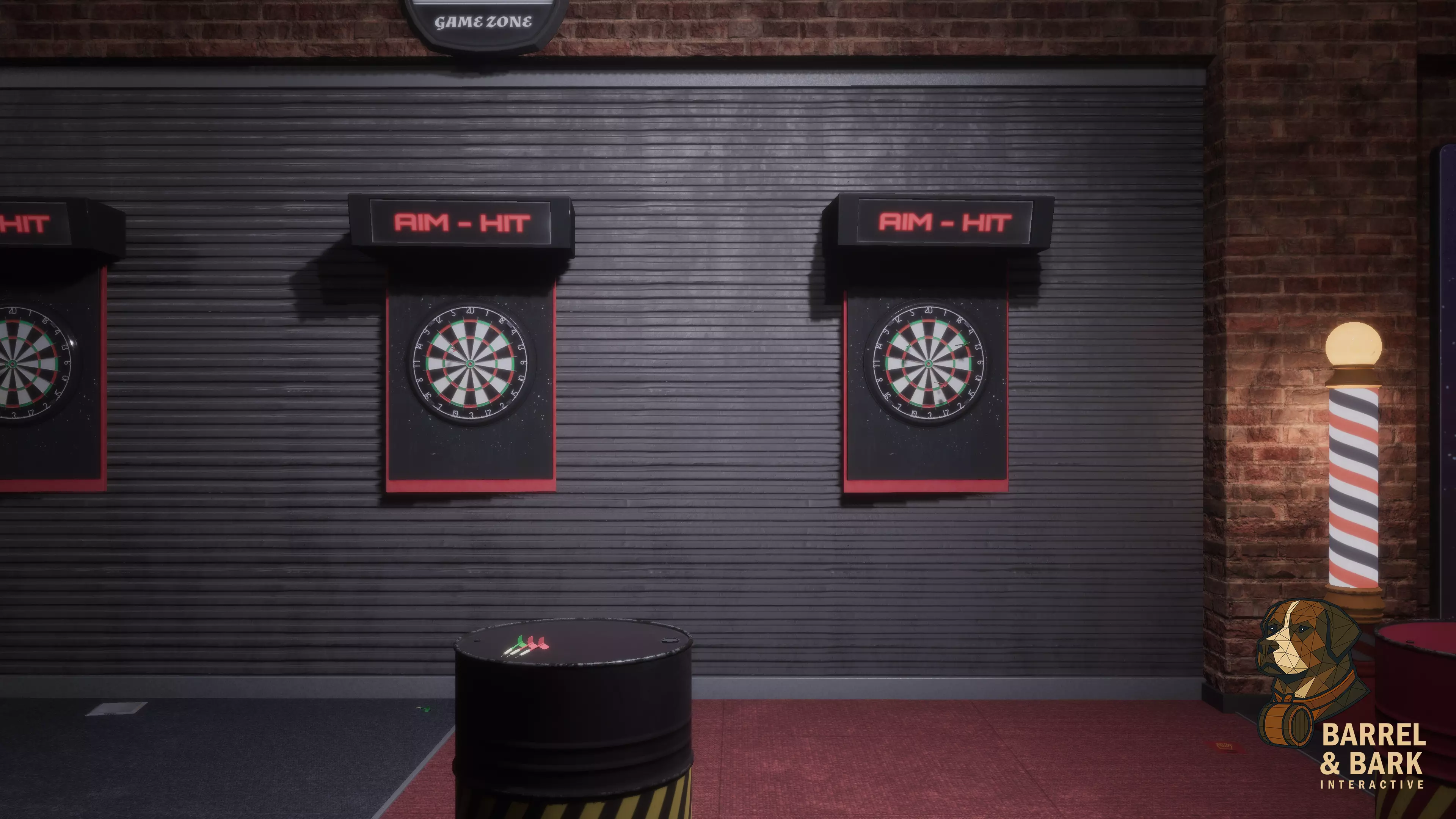 Game and Entertainment Area Low-poly 3D model_17