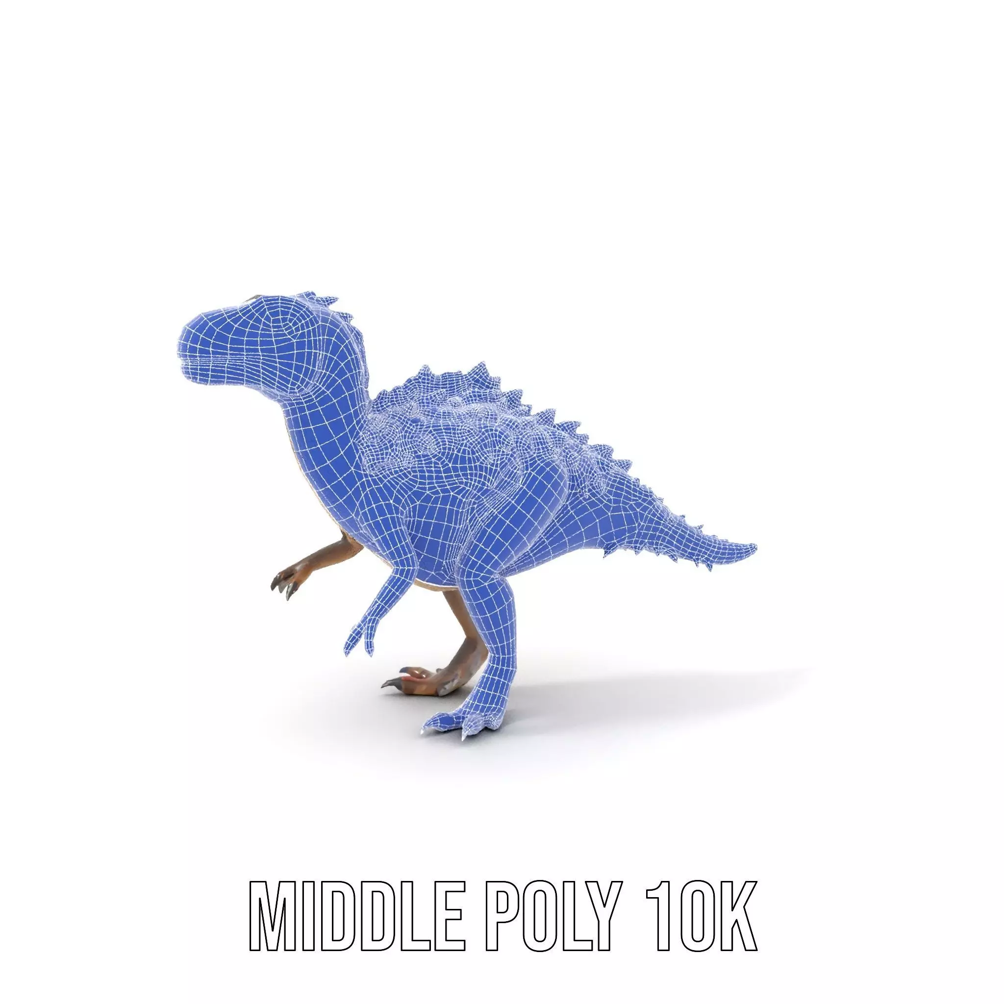 Fiery Feathered Dinosaur model pack Low-poly 3D model_22