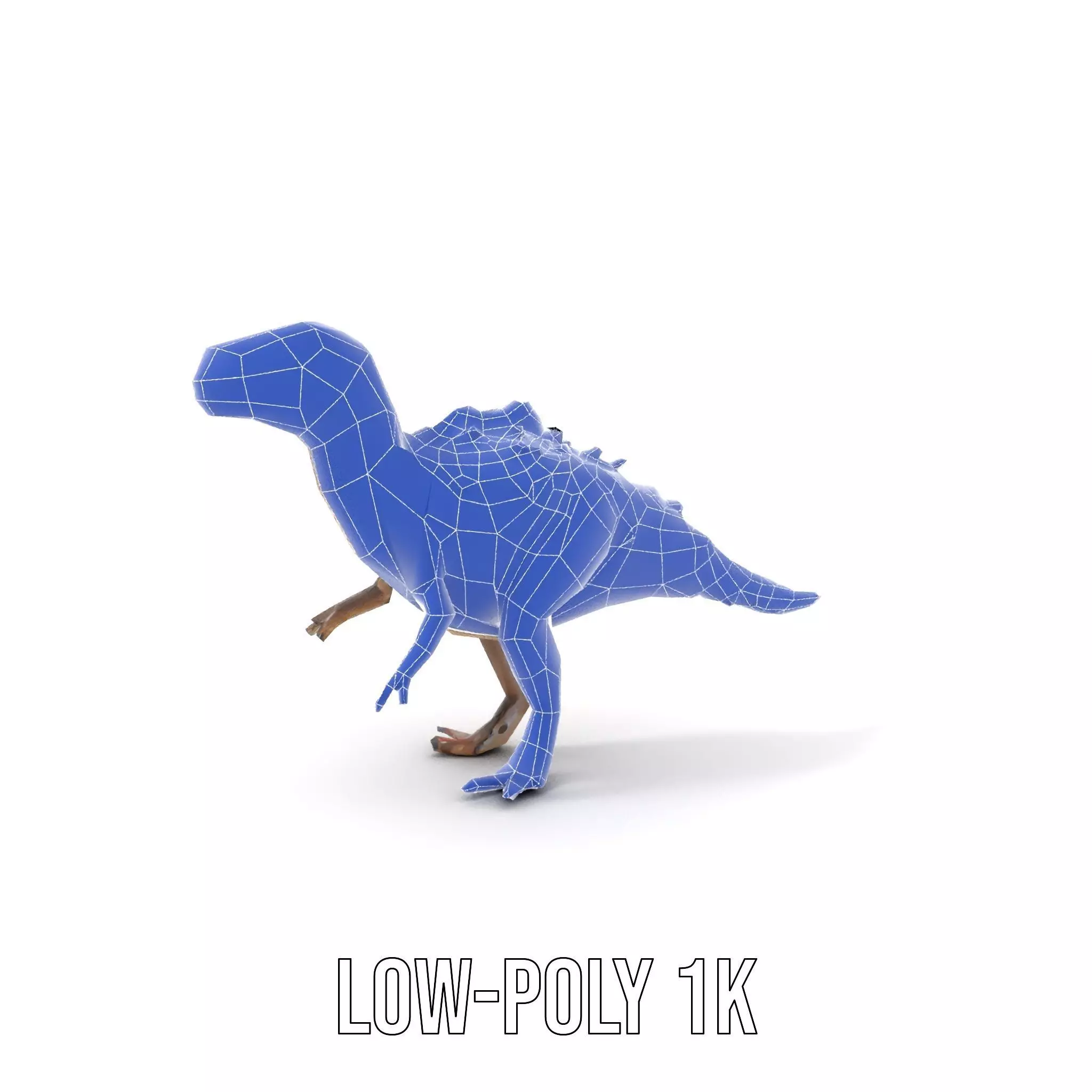 Fiery Feathered Dinosaur model pack Low-poly 3D model_31