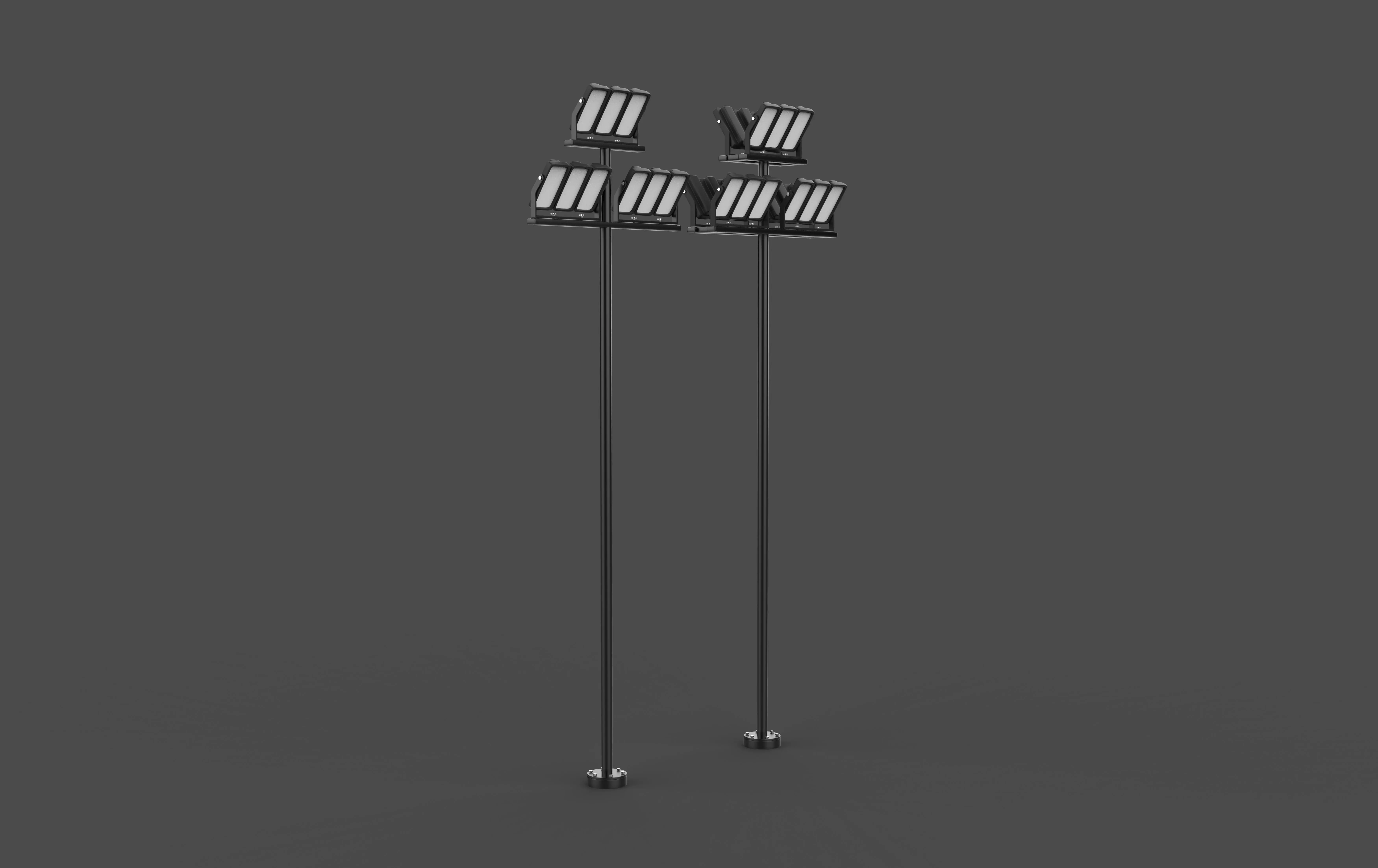 LED street lights 3D model_10