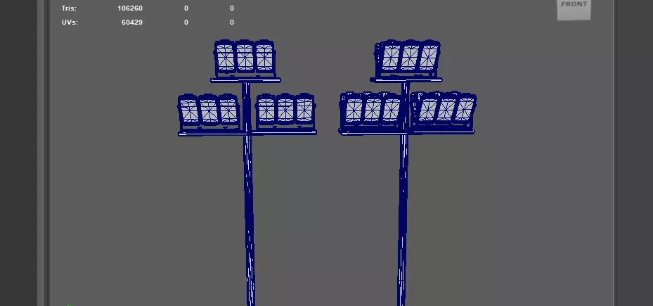 LED street lights 3D model_17