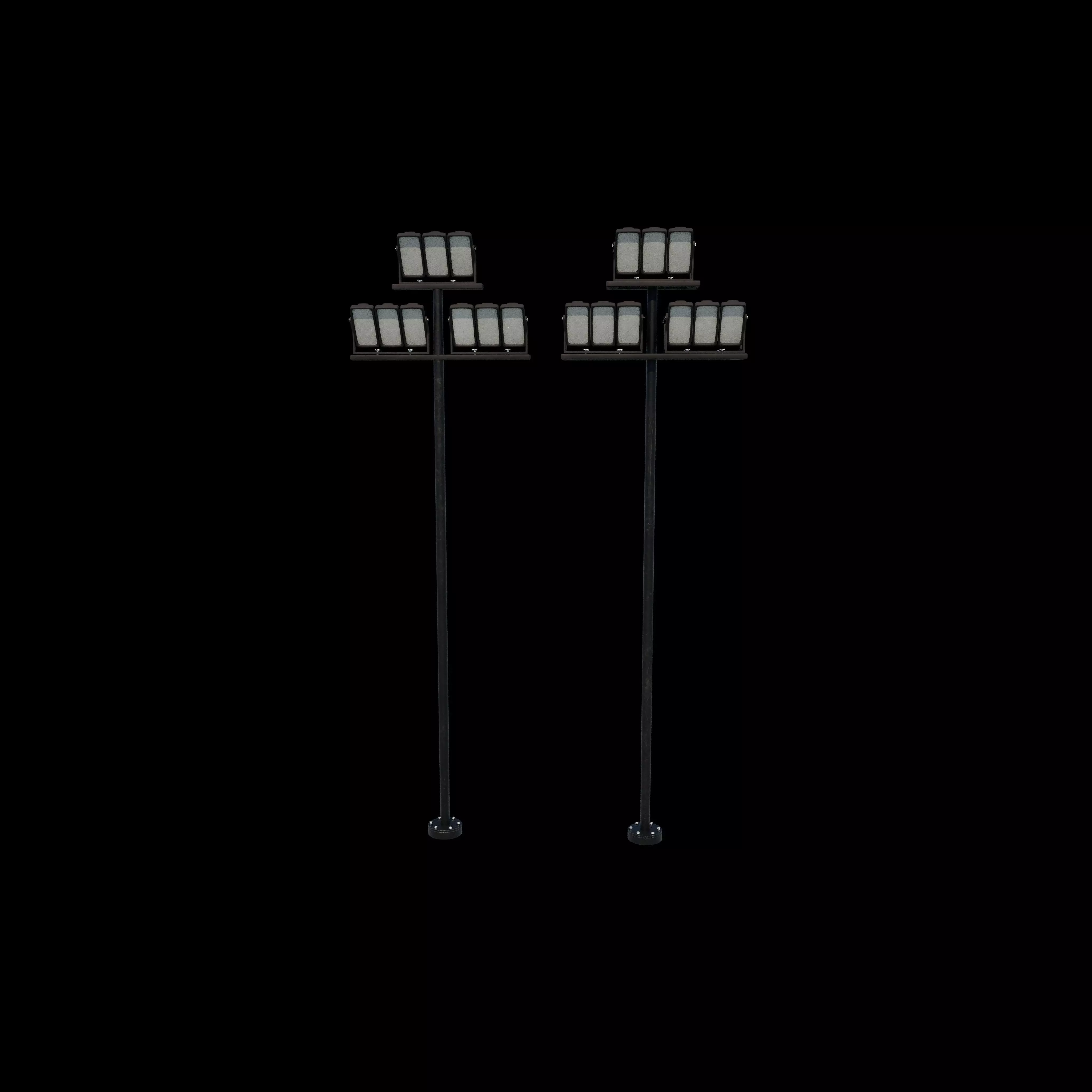 LED street lights 3D model_7