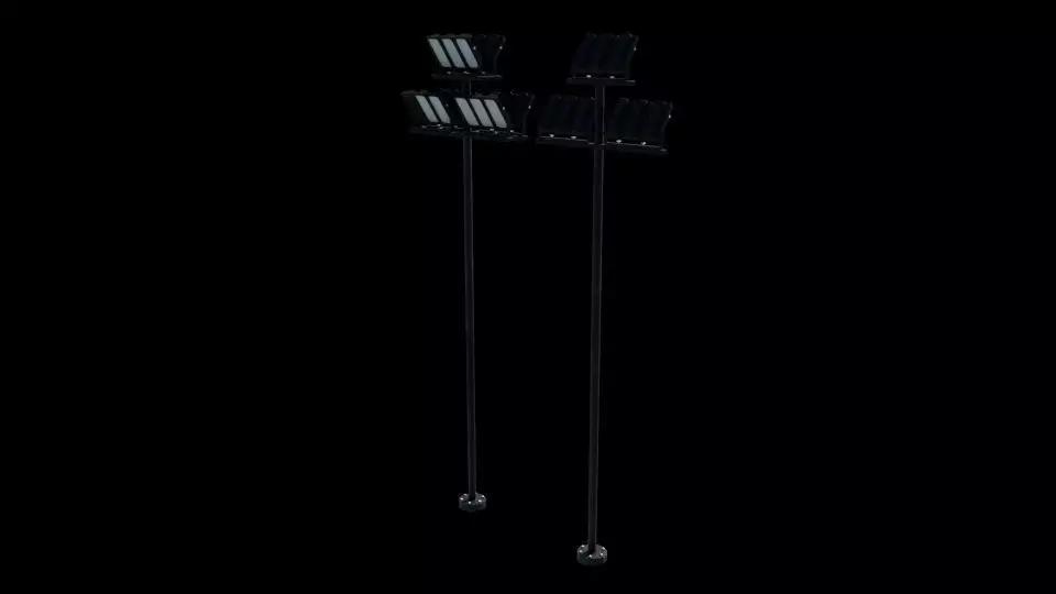 LED street lights 3D model_6
