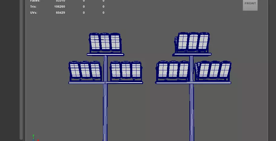 LED street lights 3D model_18