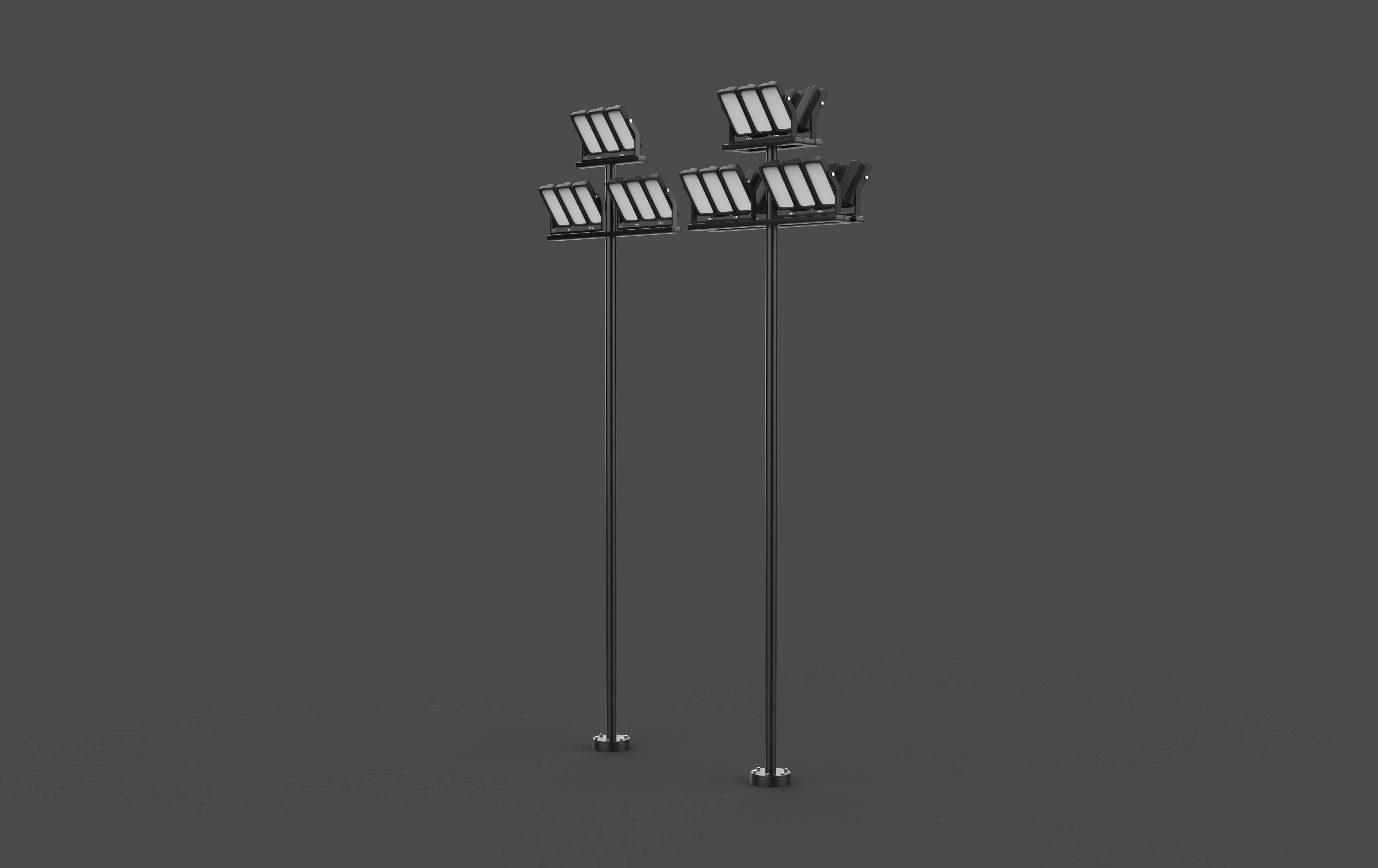 LED street lights 3D model_9