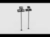 LED street lights 3D model_1