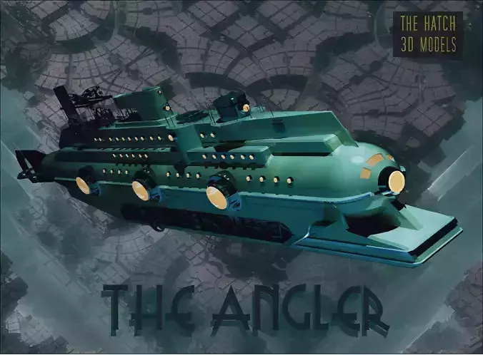 steampunk sub The Angler
