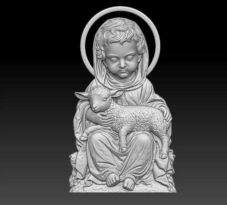 Holy Child Relief  3D print model_0