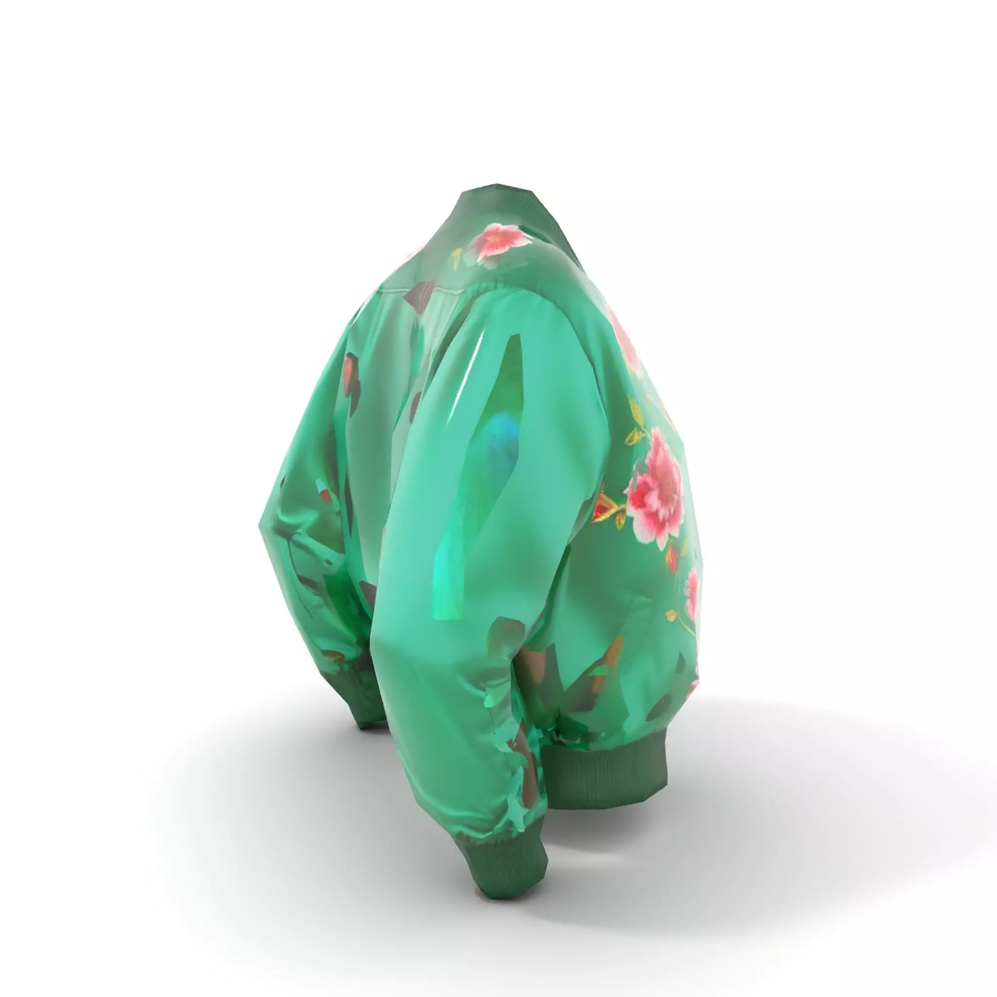 Floral Satin Jacket model pack Texture_20