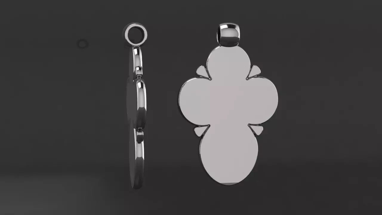 Orthodox cross 3D print model_2