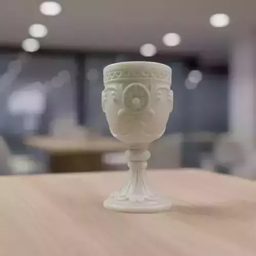 Ornate Fantasy Goblet 3D Print Model 3D print model