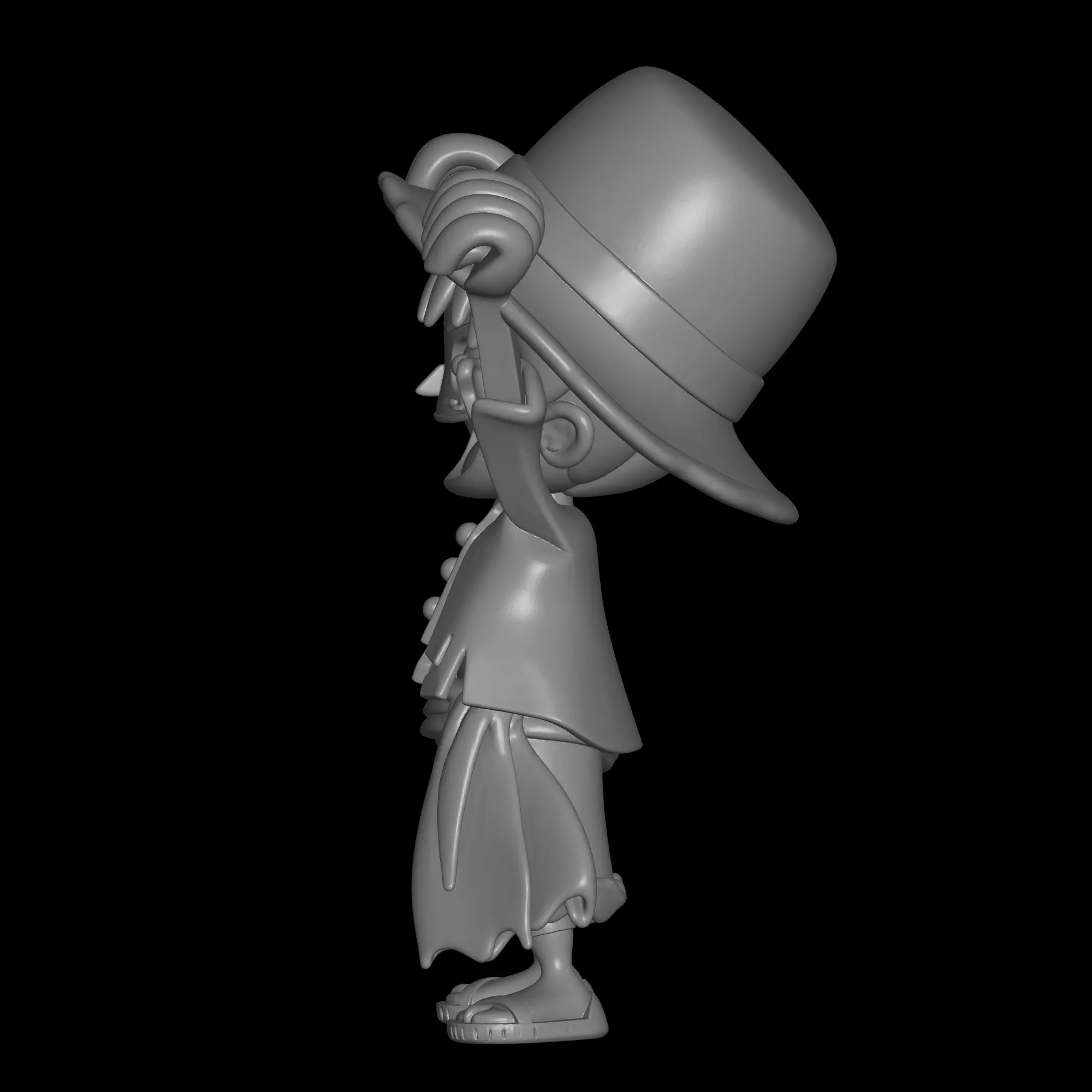 one piece Luffy 3D print model_1