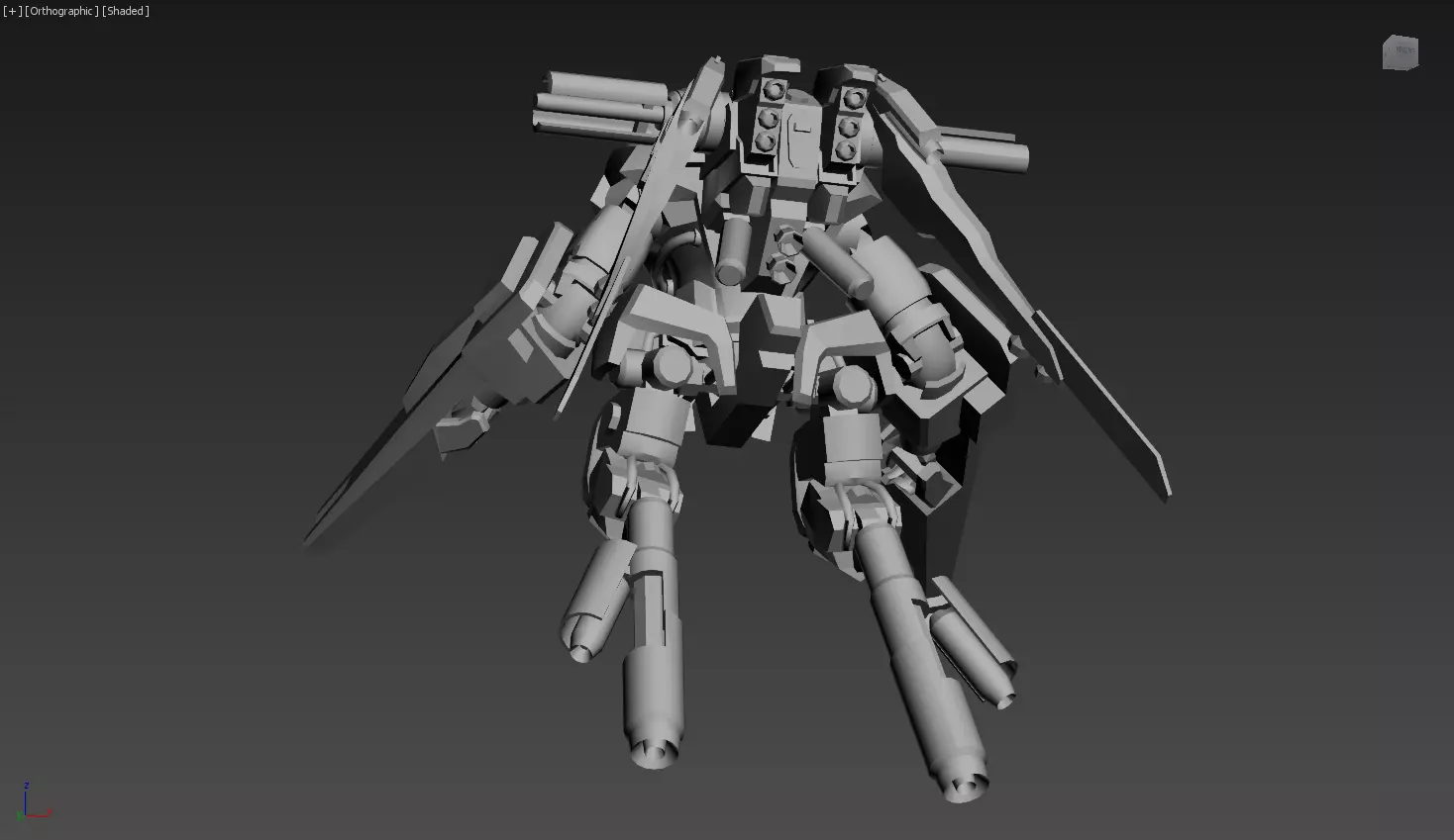 Mecha Vanguard 23 3D model_2