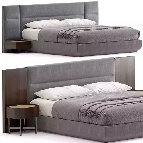 Francis modular bed by Domkapa 3D model