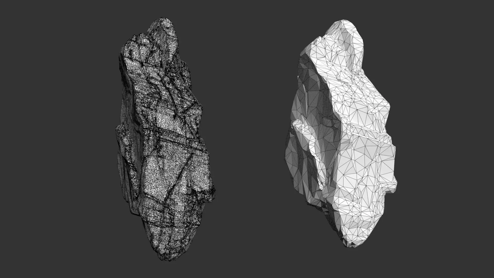 8 Modular Cliff Rocks 3D Pack 250902 Low-poly 3D model_15