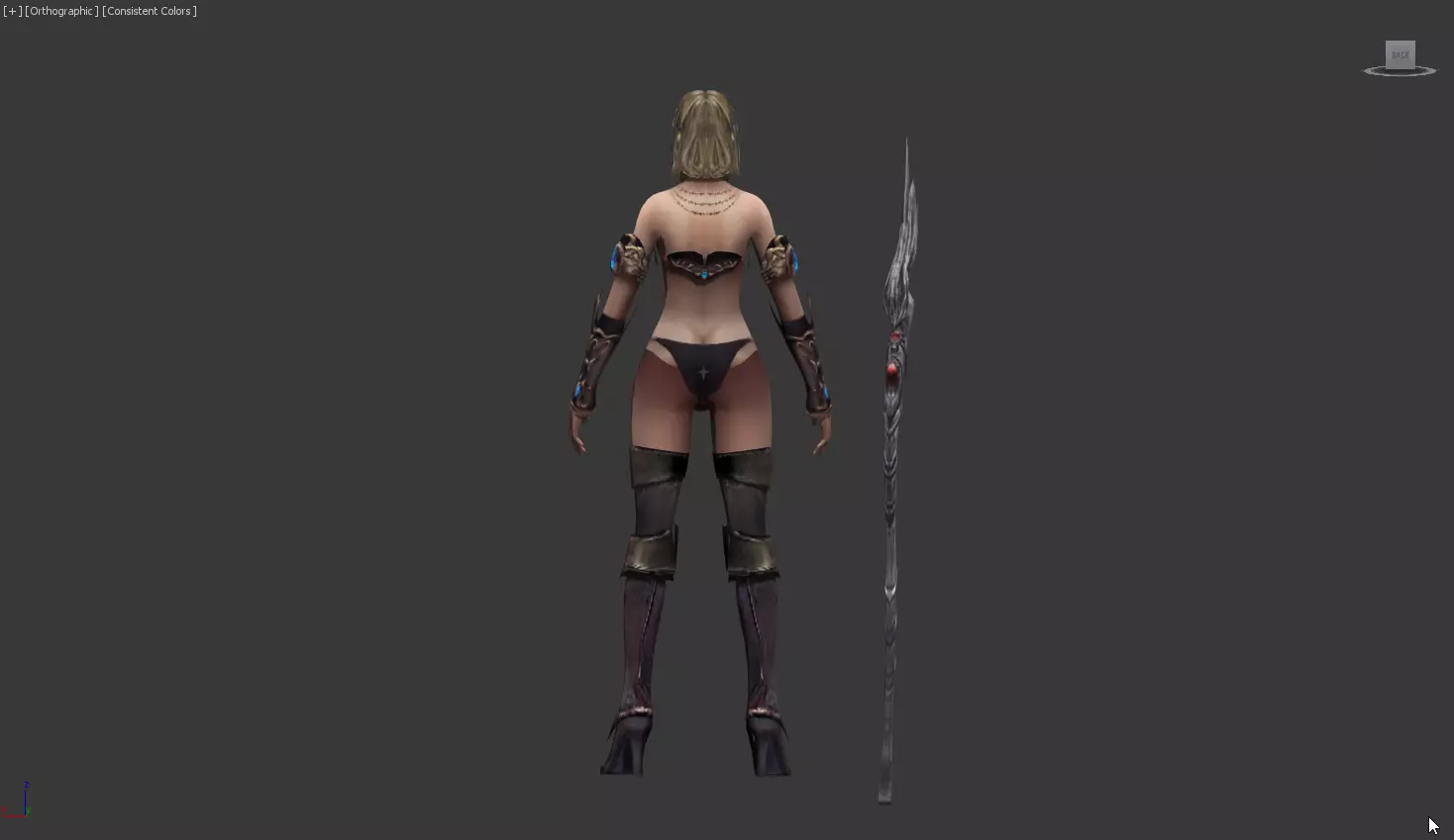 Shadow Veil Ranger 28 3D model_5