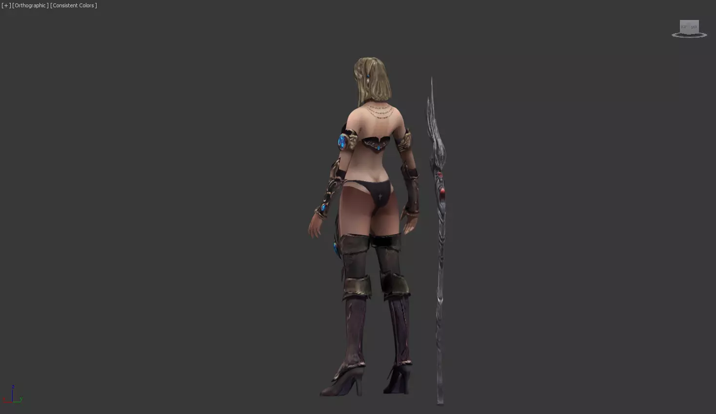 Shadow Veil Ranger 28 3D model_4