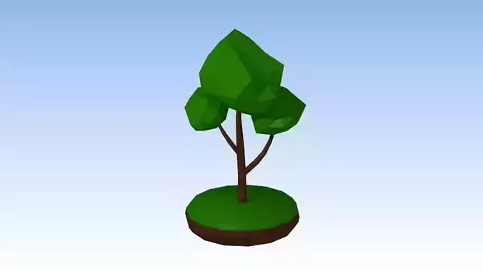 Low poly tree