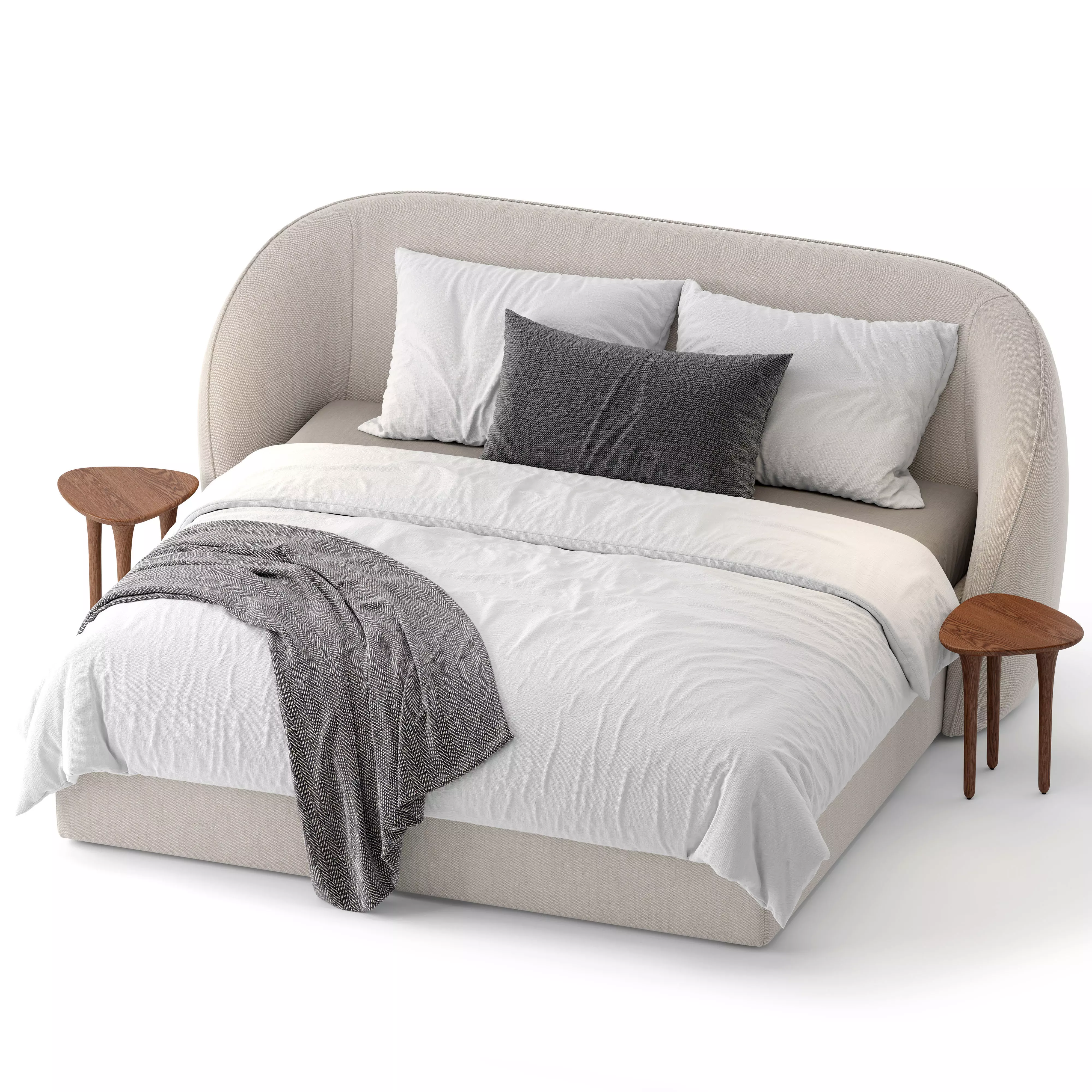 Bed Tess 2 by Dantonehome 3D model_1