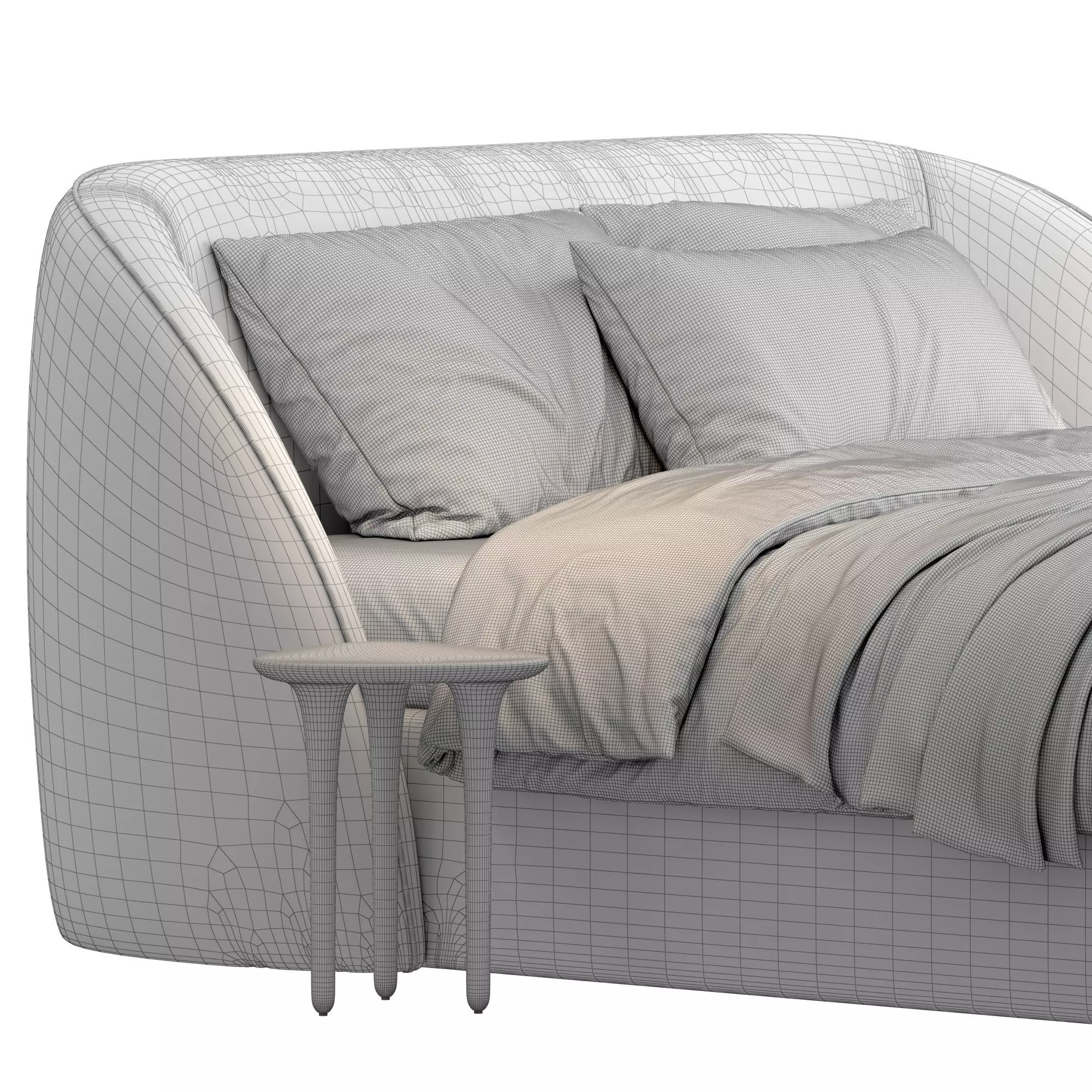 Bed Tess 2 by Dantonehome 3D model_6