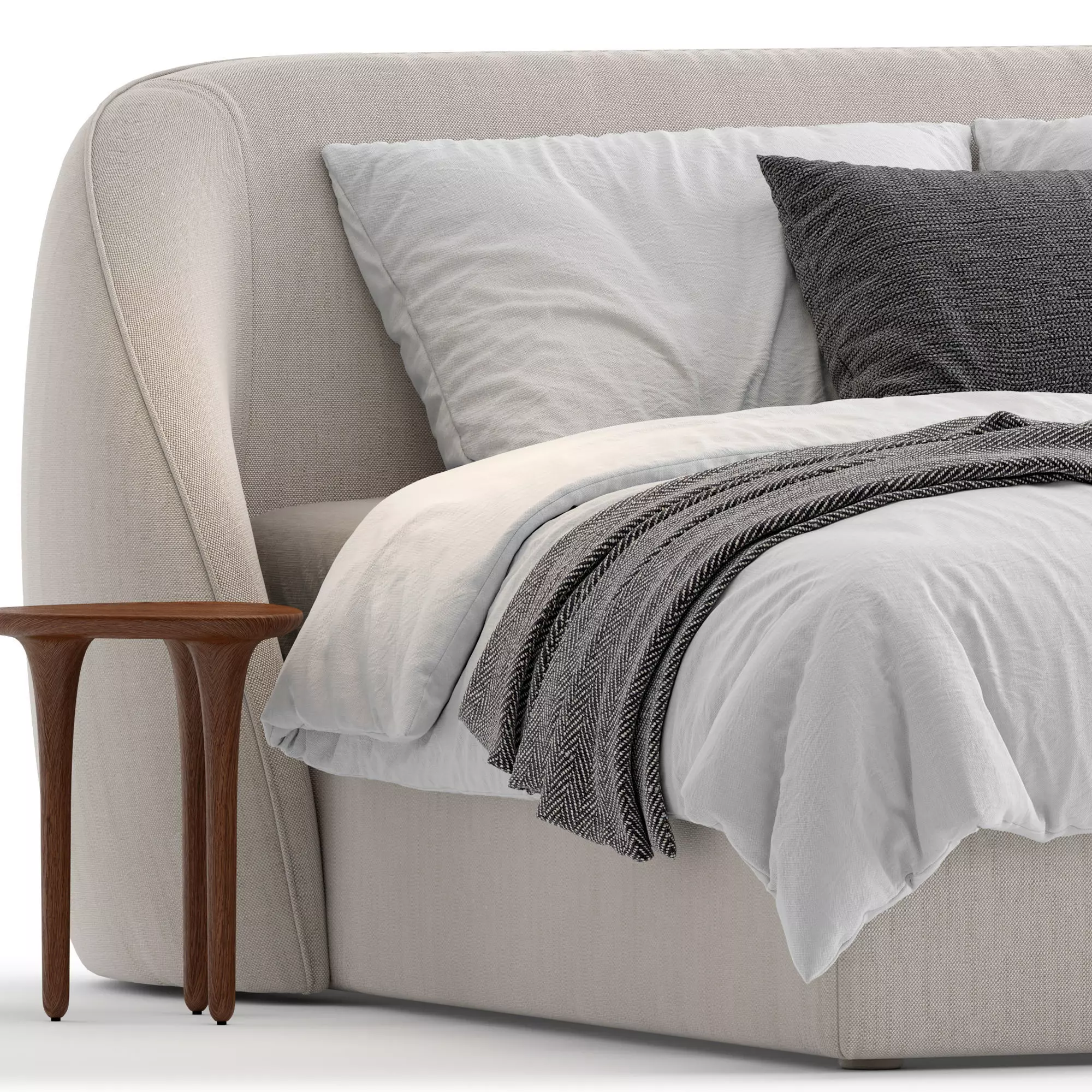 Bed Tess 2 by Dantonehome 3D model_3