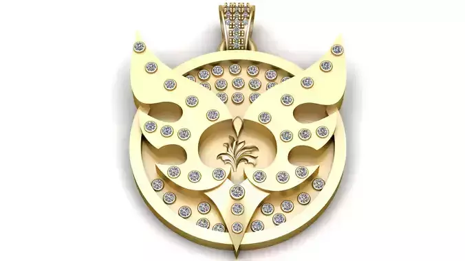 gold diamond pendant