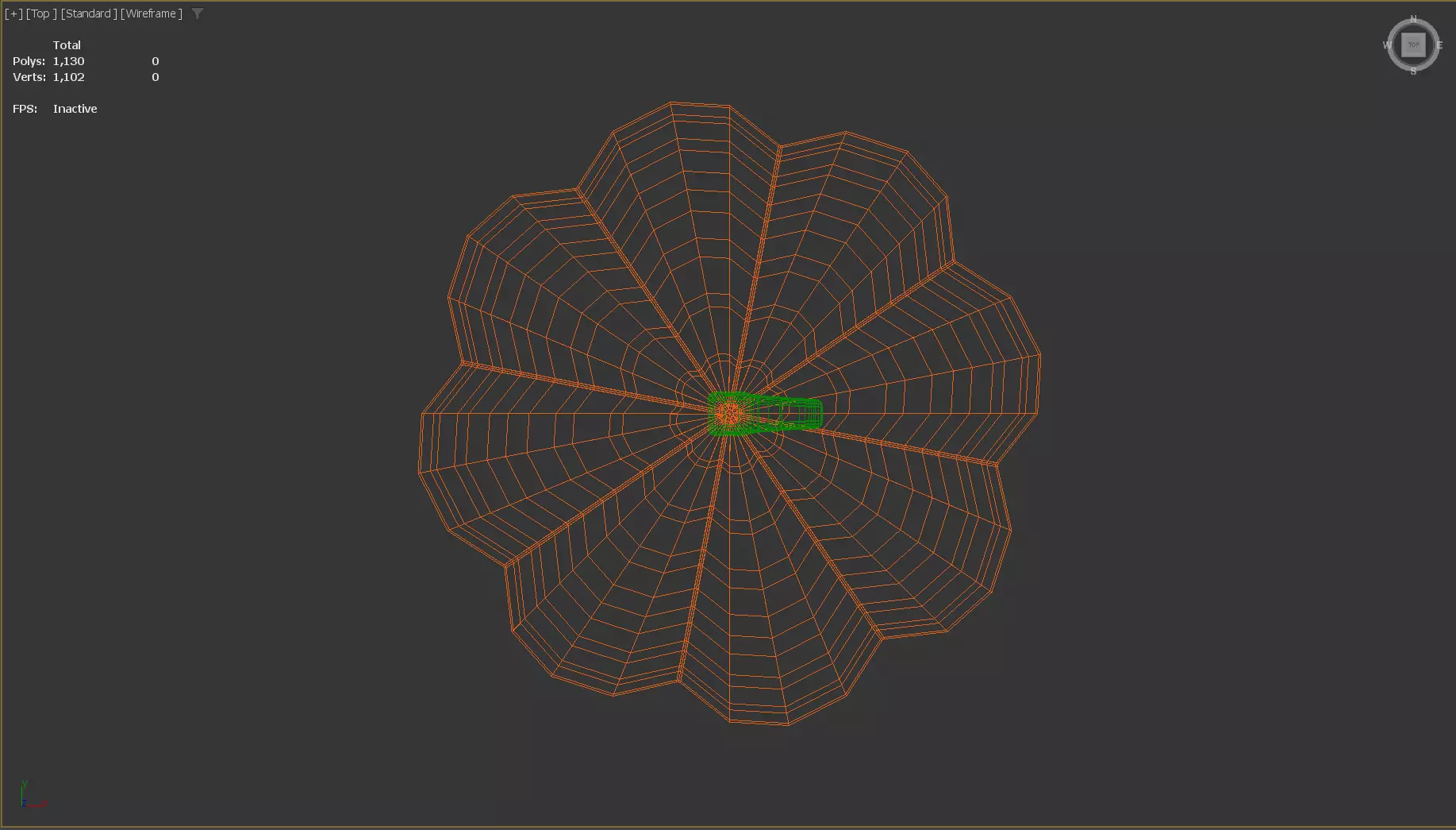 Stylized Low-Poly Pumpkin Low-poly 3D model_13