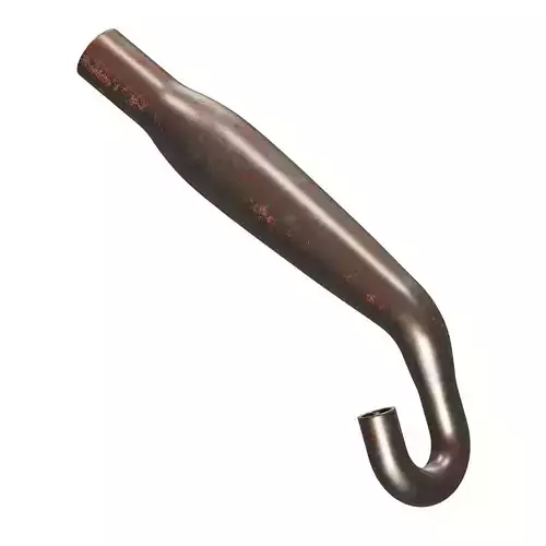 Rusty Exhaust Muffler Pipe