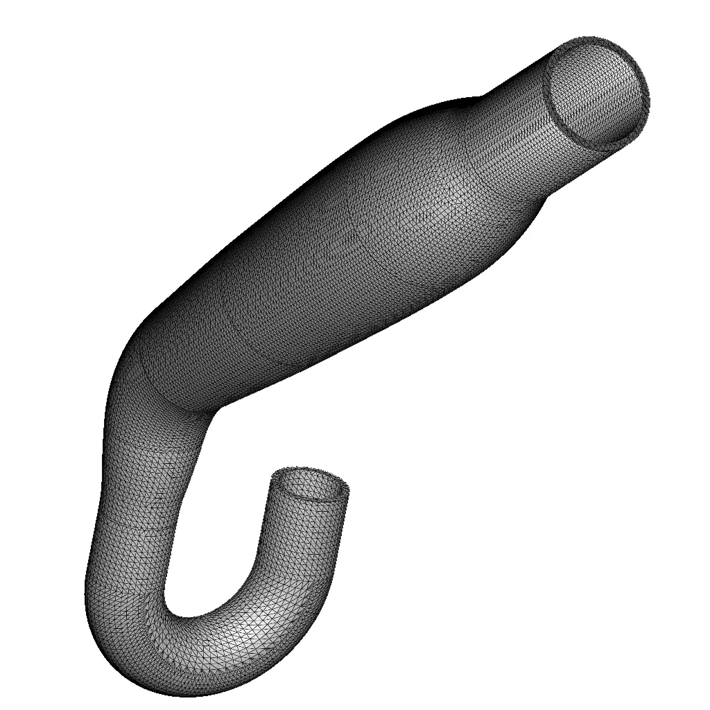 Rusty Exhaust Muffler Pipe 3D model_4