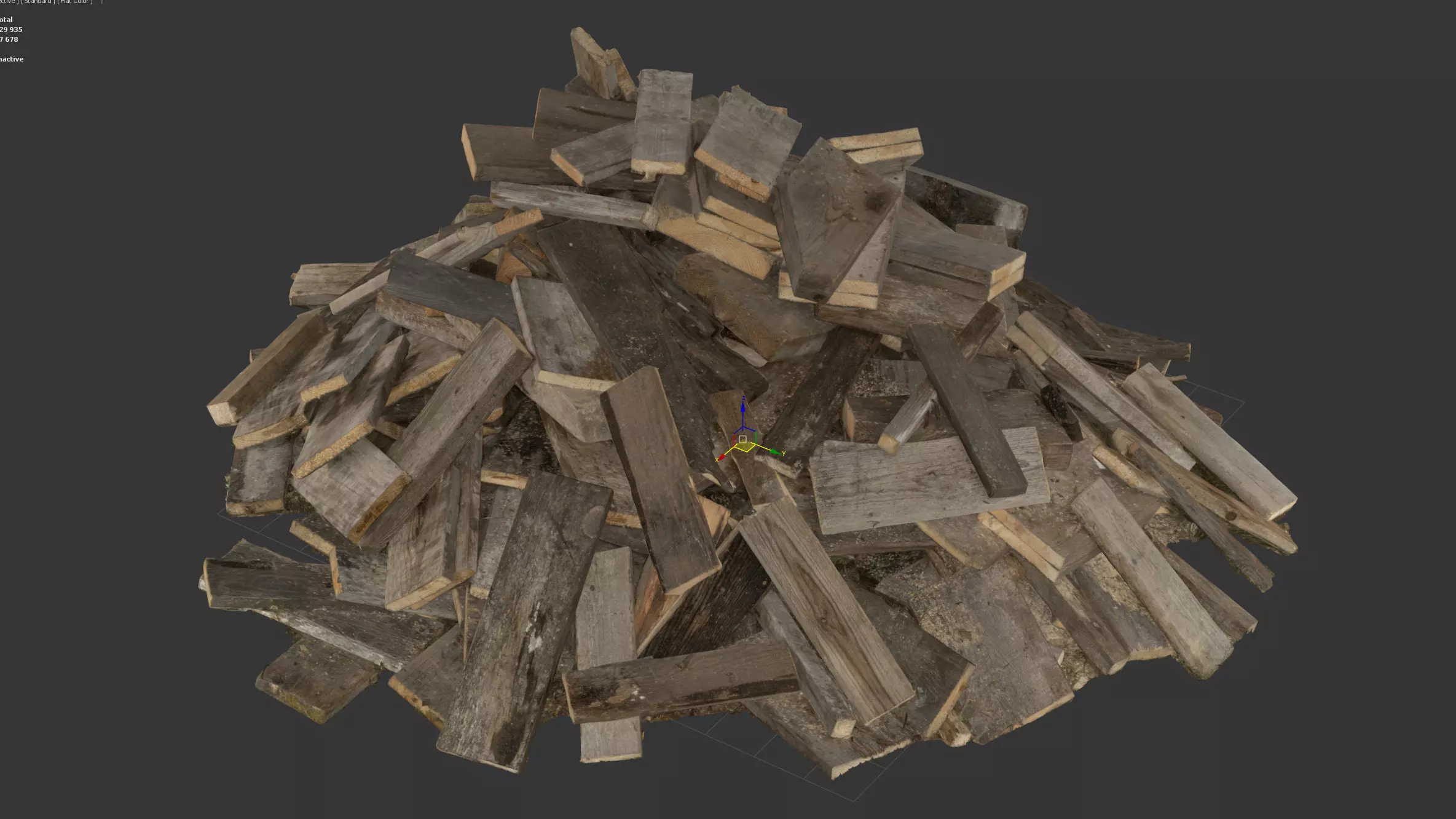 A bunch of boards 02 3D model_18