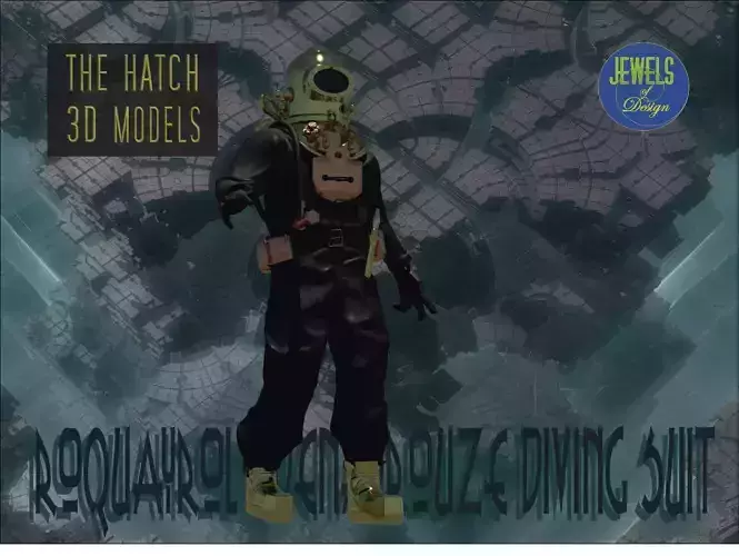 Roquayrol-Denayrouze man in diving suit