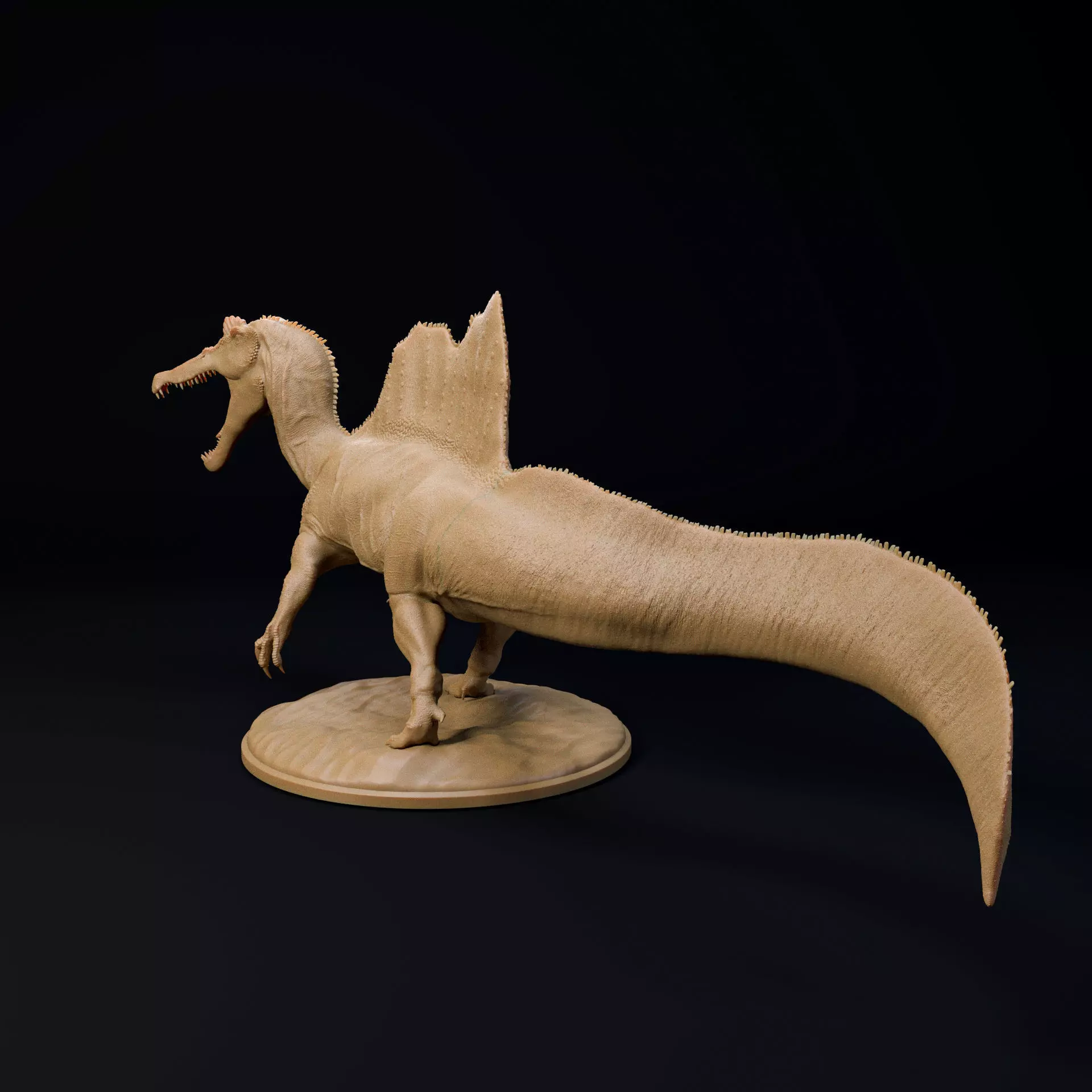 Spinosaurus 32mm scale pre-supported dinosaur 3D print model_2