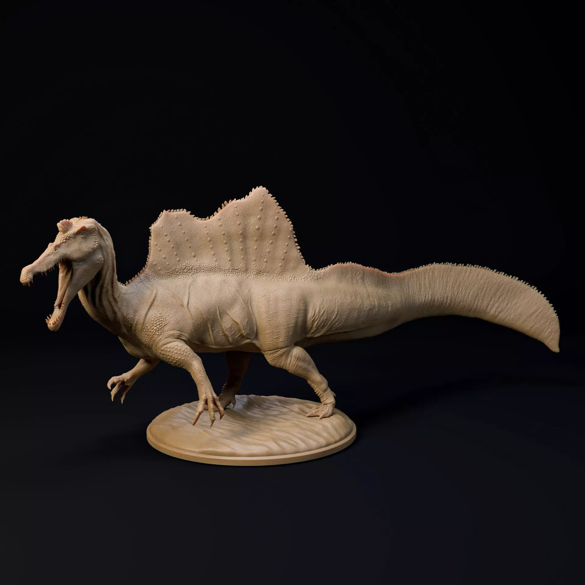 Spinosaurus 32mm scale pre-supported dinosaur 3D print model_0