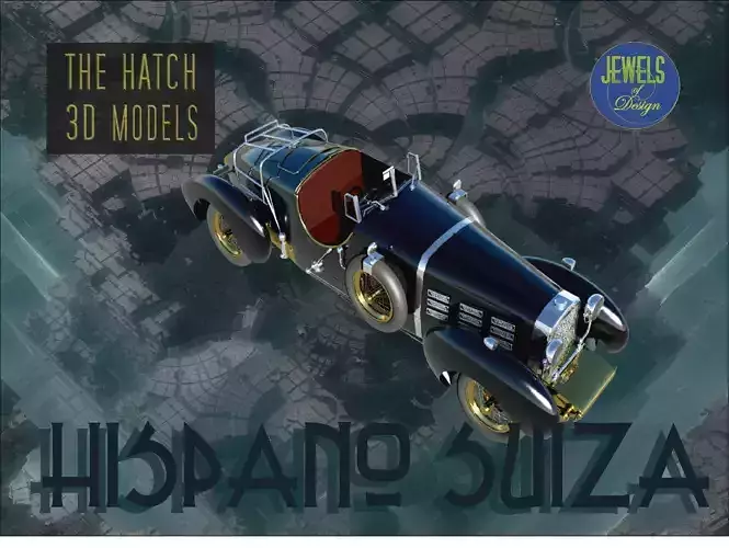 Hispano-Suiza H6 3D model