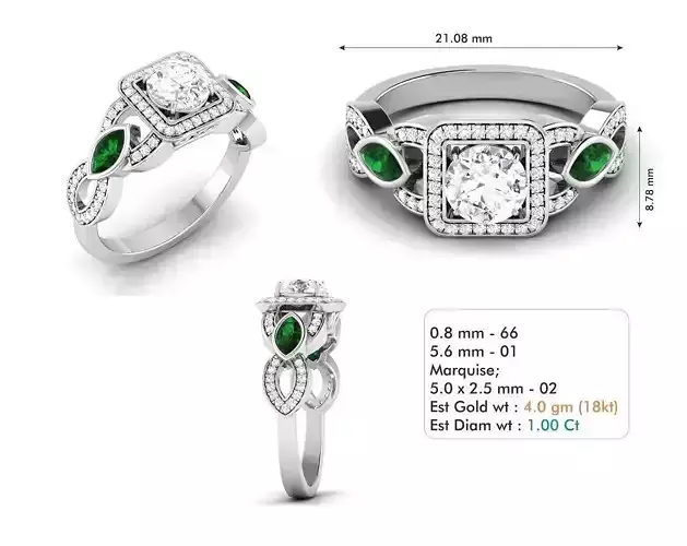 Diamond Wedding Ring  89