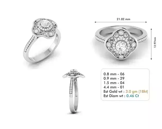Diamond Wedding Ring  84