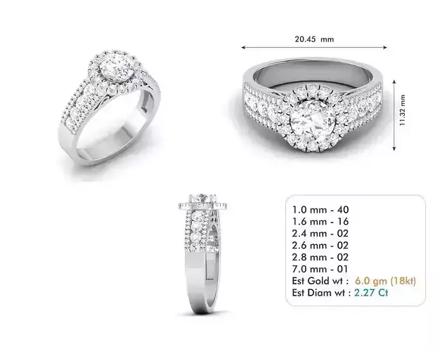 Diamond Wedding Ring  76