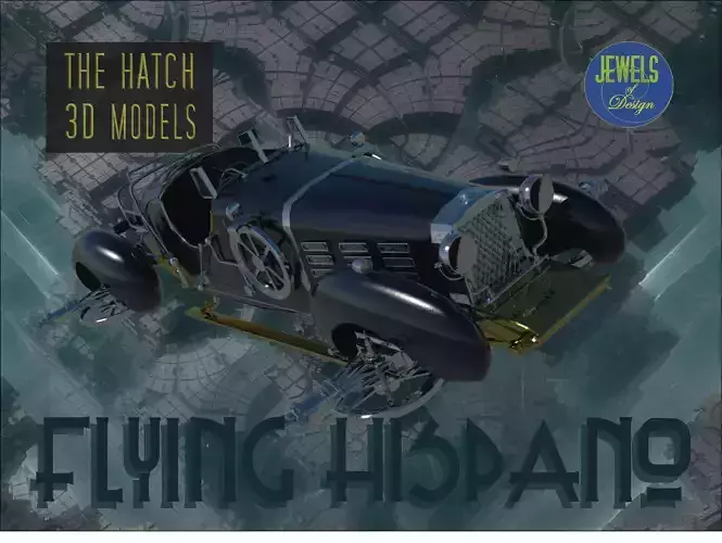 Fantasy Flying car