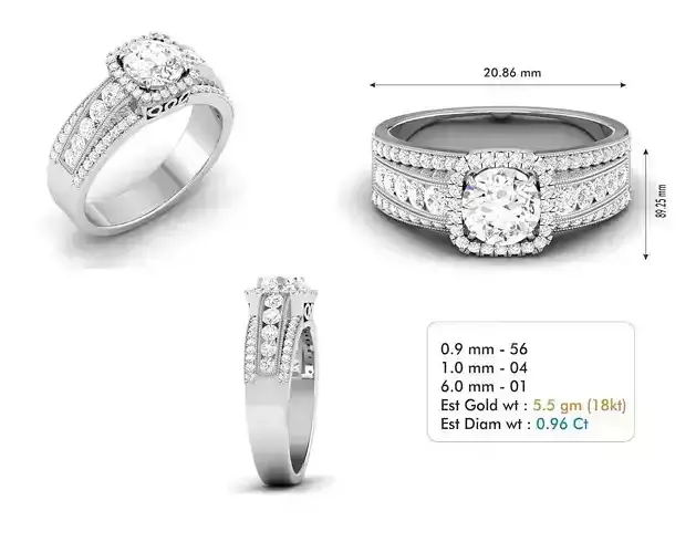 Diamond Wedding Ring  70