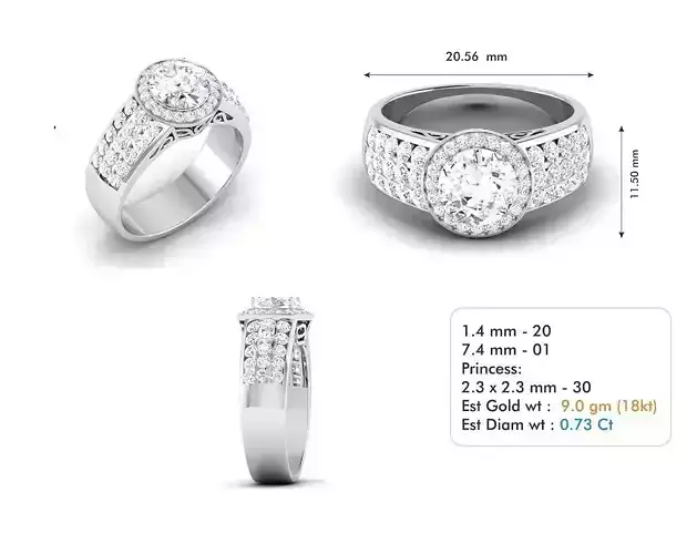 Diamond Wedding Ring  65