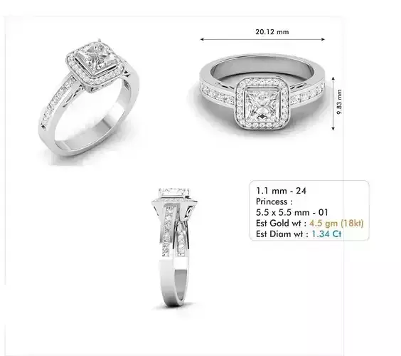 Diamond Wedding Ring  64