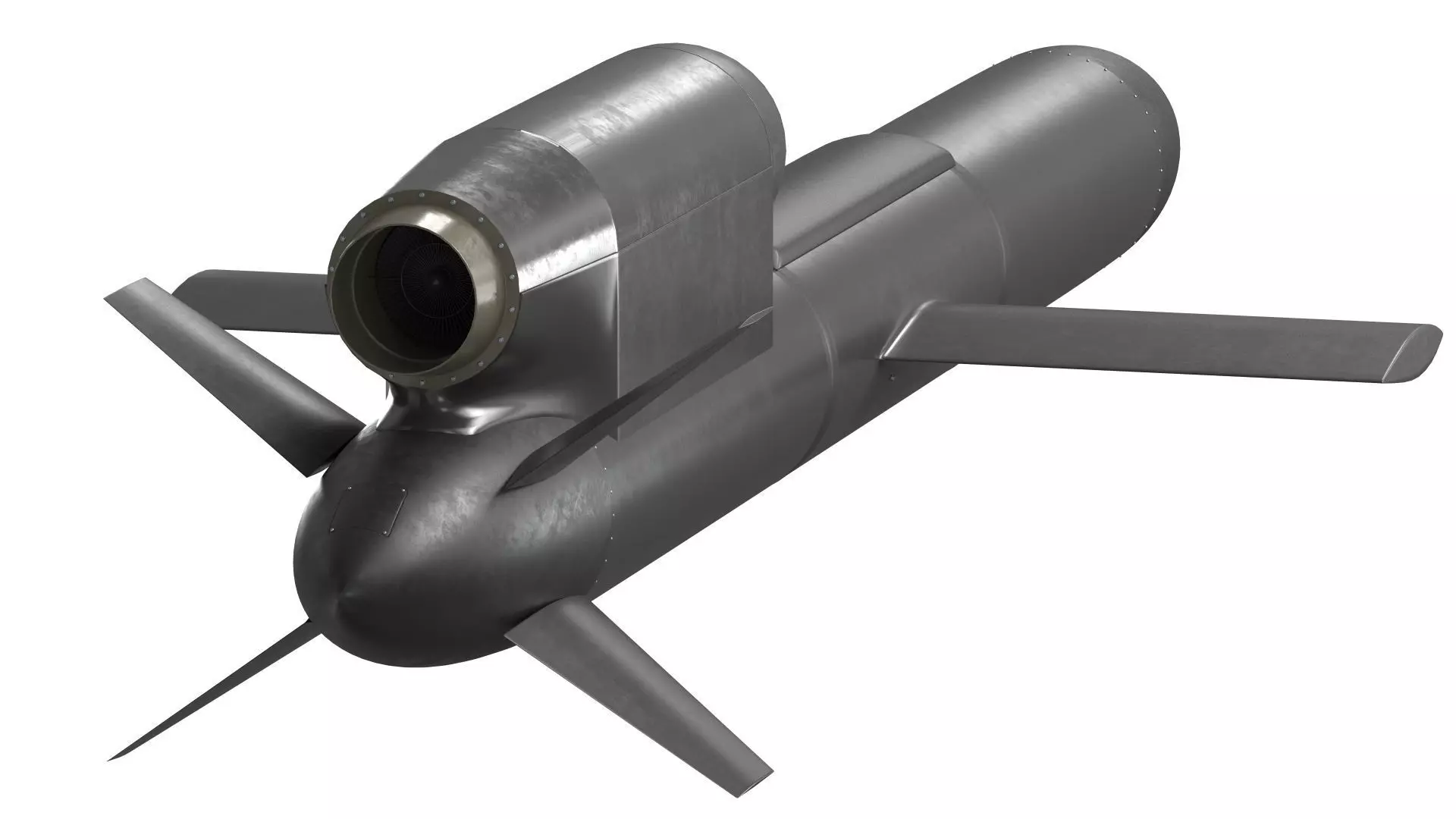 FP-5 Flamingo Ukrainian ground-launched cruise missile  3D model_4