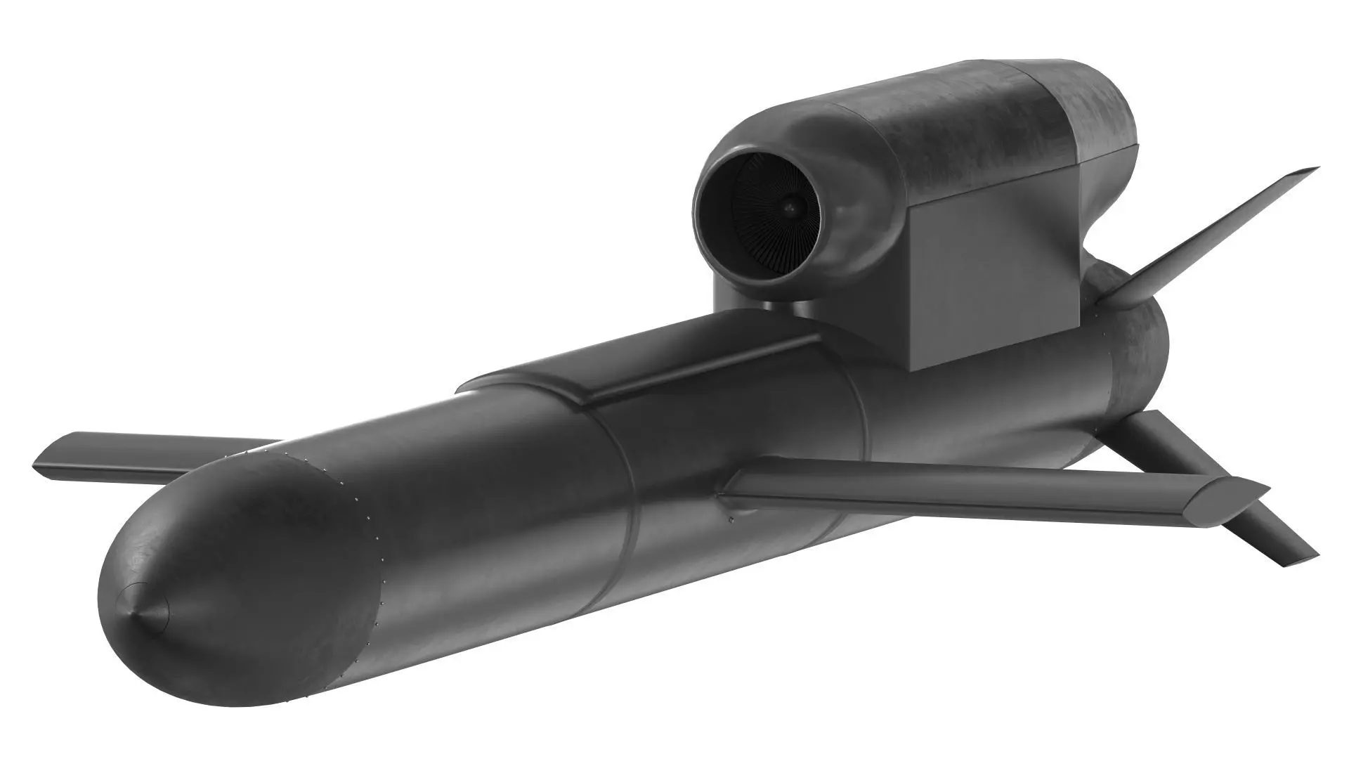 FP-5 Flamingo Ukrainian ground-launched cruise missile  3D model_9