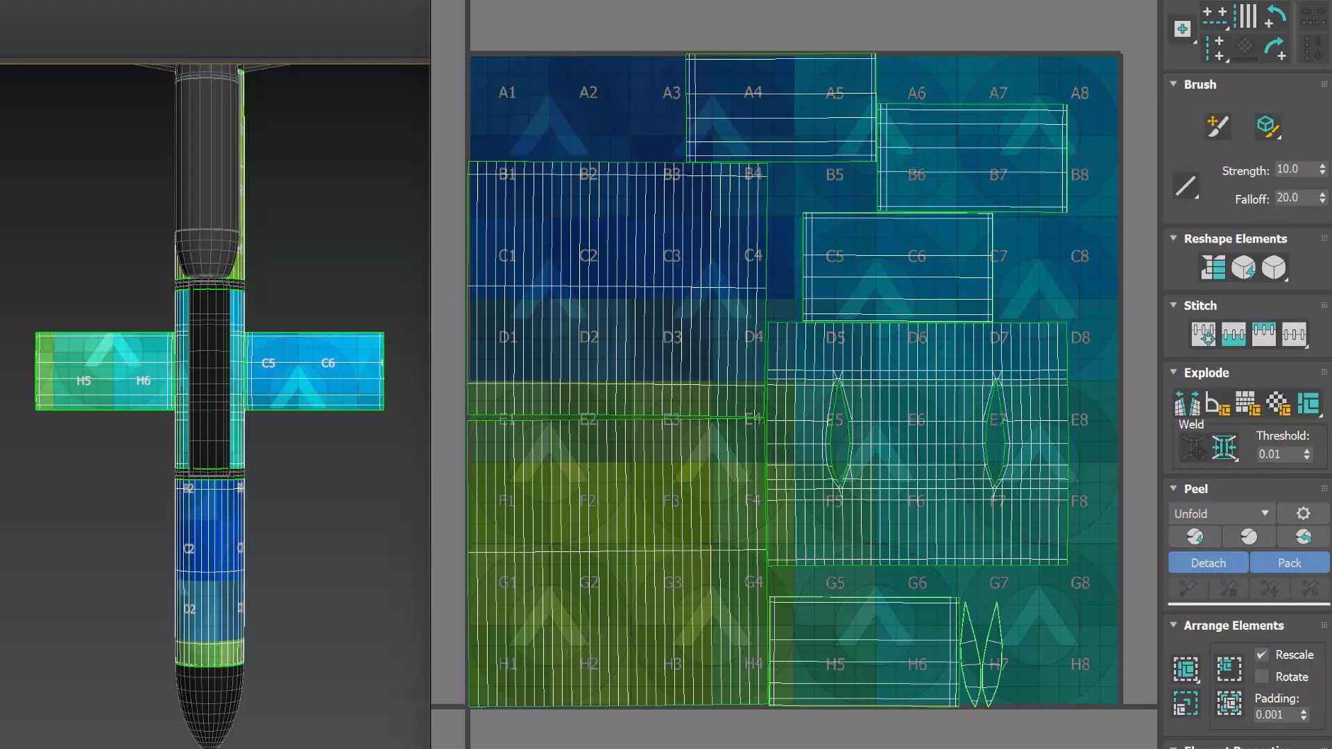 FP-5 Flamingo Ukrainian ground-launched cruise missile  3D model_11